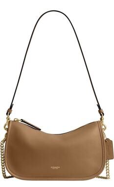 Coach Women's Waverly Bag CCC36 Honey Brown Leather Purse